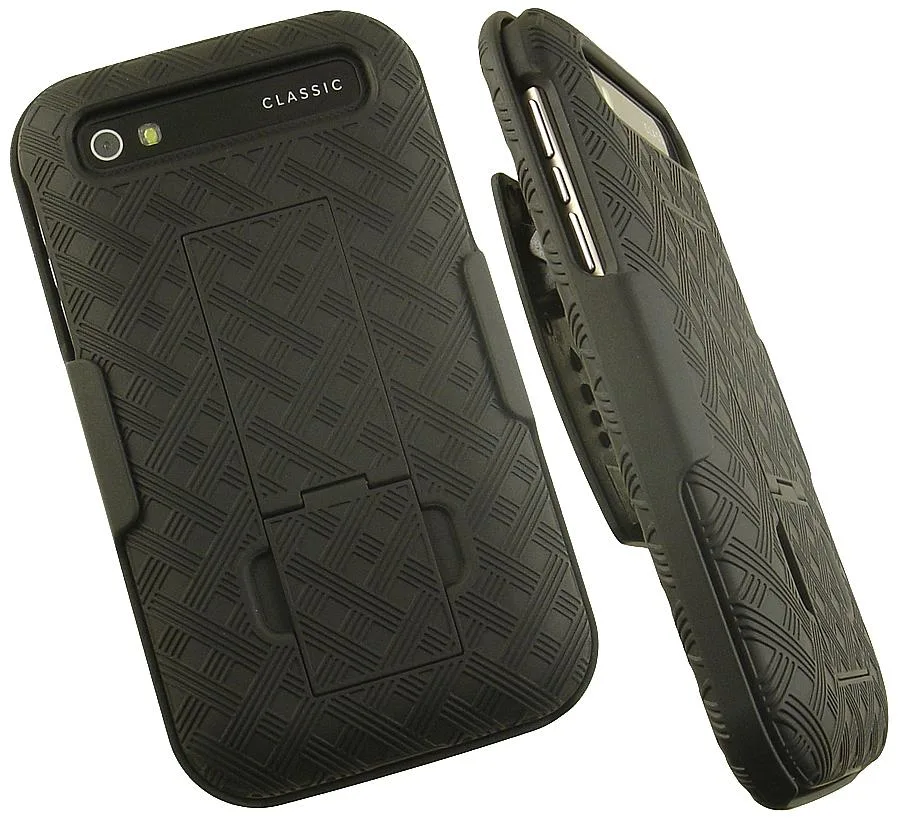 Nakedcellphone Nakedcellphone Kickstand Case + Holster Combo for Blackberry Classic Q20 Q25 — product photo