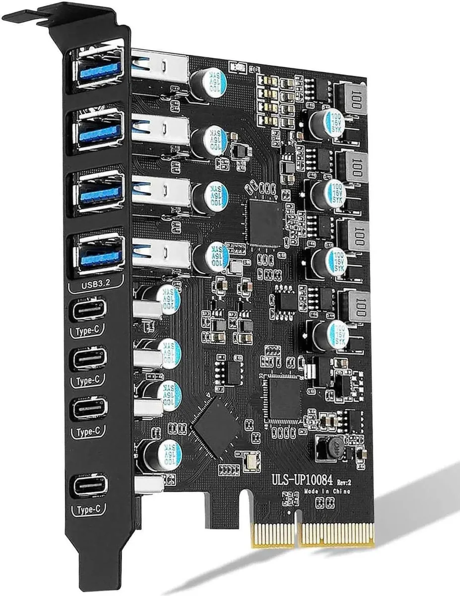 Vszerda Vszerda 8-Port USB 3.2 Gen 2 PCIe Card 4C 4A — product photo