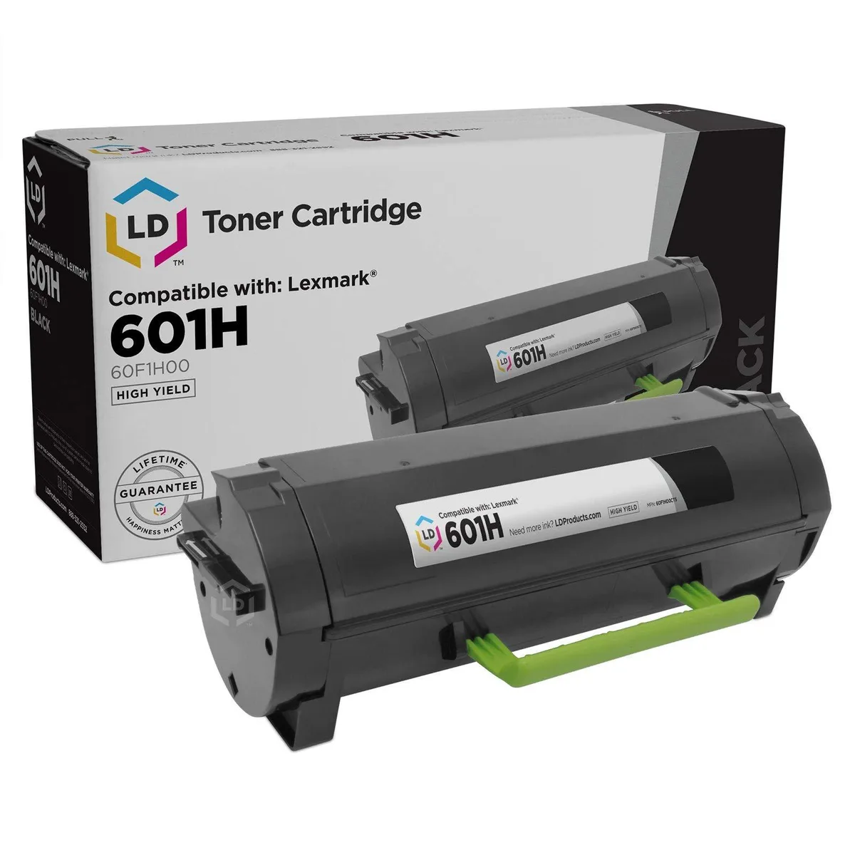 LD Products LD Products Compatible Toner Cartridge for Lexmark 601H High Yield Black — product photo