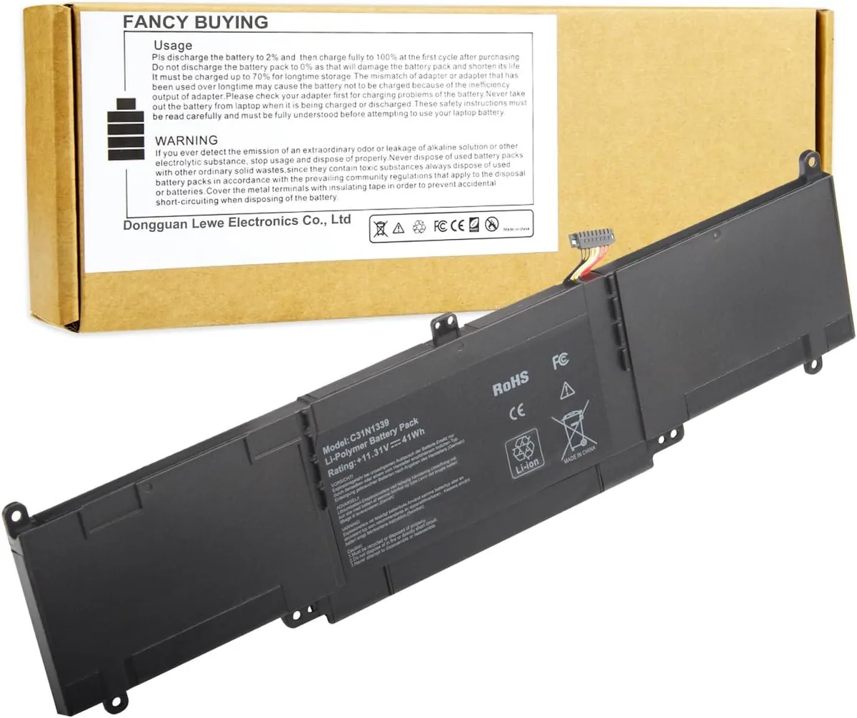PISKEKAT PISKEKAT C31N1339 laptop battery 11.31V 41WH for Asus ZenBook UX303 series — product photo