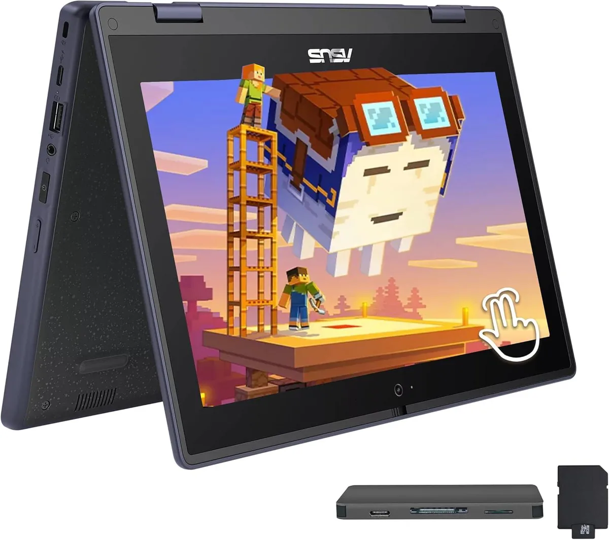 ASUS ASUS 11.6" 2-in-1 Business Laptop Celeron N100 4GB 288GB Mineral Gray — product photo