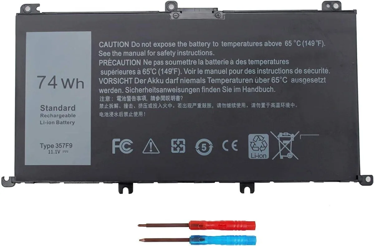 FOCUSTEC FOCUSTEC 74WH 357F9 Laptop Battery for Dell Inspiron 15 7000 Gaming — product photo