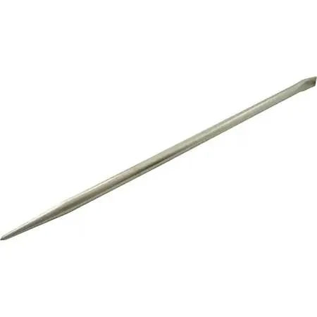 Gray Tools C68 pinch bar, 30 inch nickel plated steel pry bar