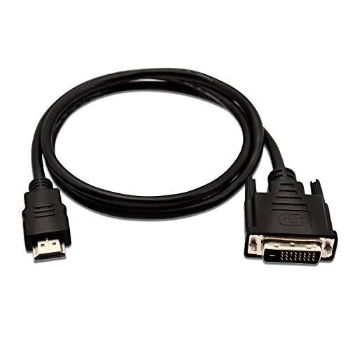 V7 HDMI to DVI-D cable, 1 metre, black connectors