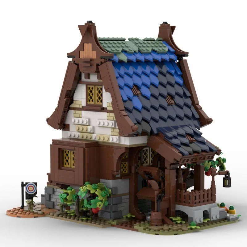 ZITIANYOUBUILD ZITIANYOUBUILD MOC-82443 Medieval Water Mill 1723+ Parts Educational Building Set — product photo