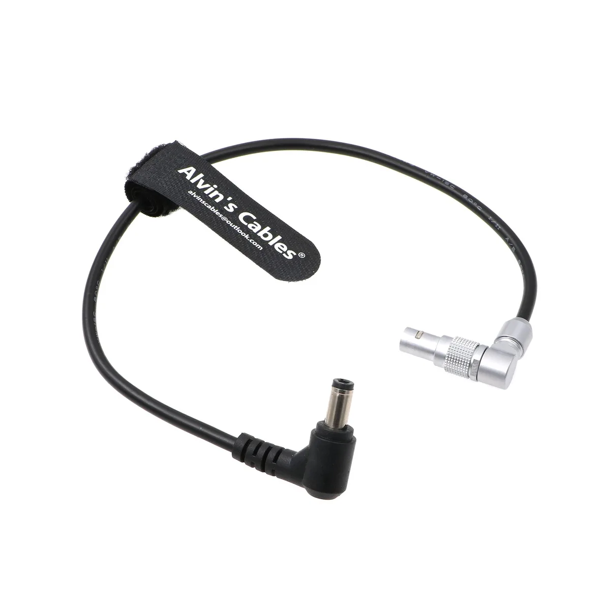 ARCTIC ARCTIC Z CAM S6 Power Cable Ninja V DC Jack 2 Pin Right Angle Upward 12 inches 30cm — product photo