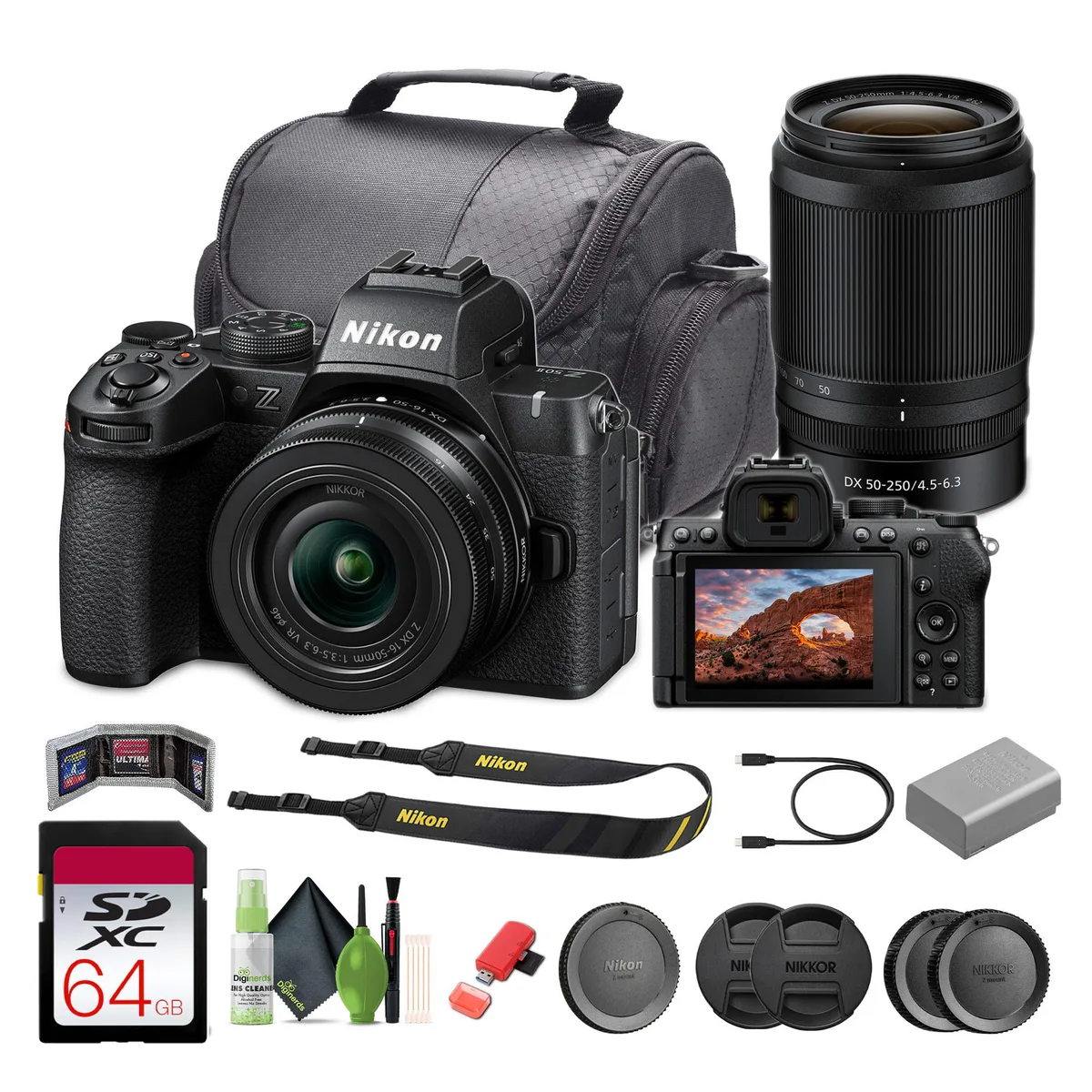 Nikon Inc Nikon Z50II Mirrorless Camera Kit 16-50mm &amp; 50-250mm Lenses — product photo