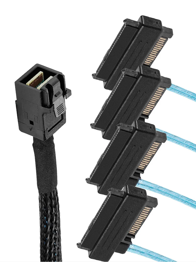 ETopSell ETopSell SFF-8643 to 4x SFF-8482 SAS cable .5m — product photo