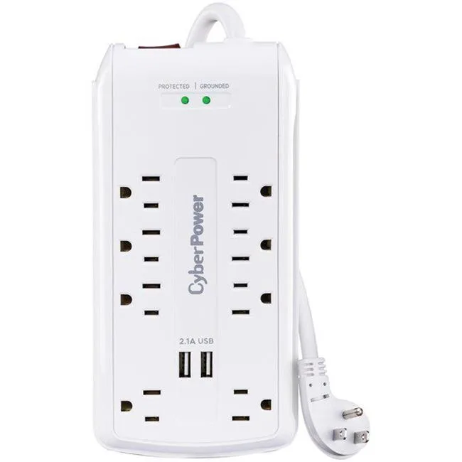 CyberPower CyberPower P806U Surge Protector 8 Outlets 2700 J — product photo