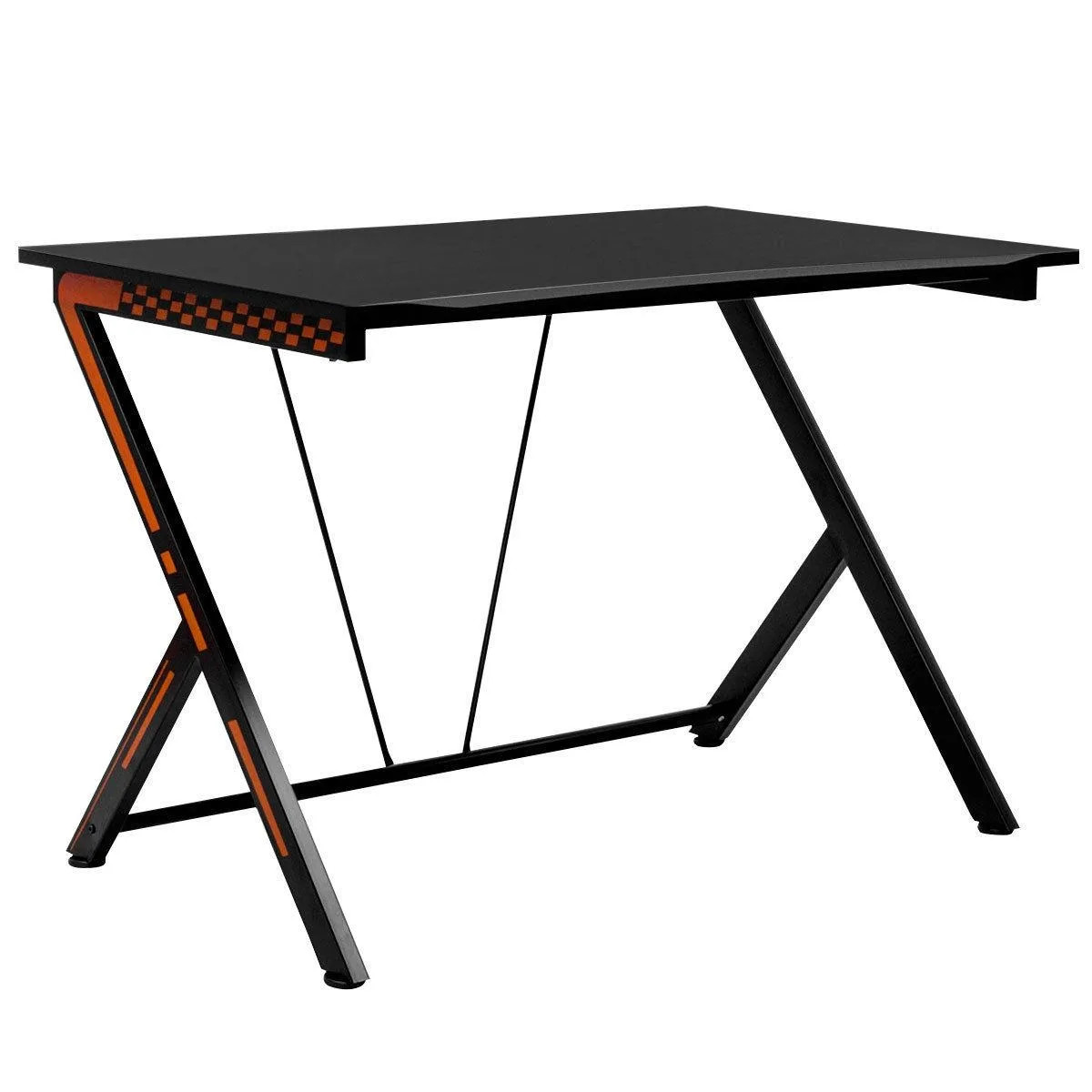 SlickBlue SlickBlue Compact Computer Desk 46" Black MDF Metal — product photo