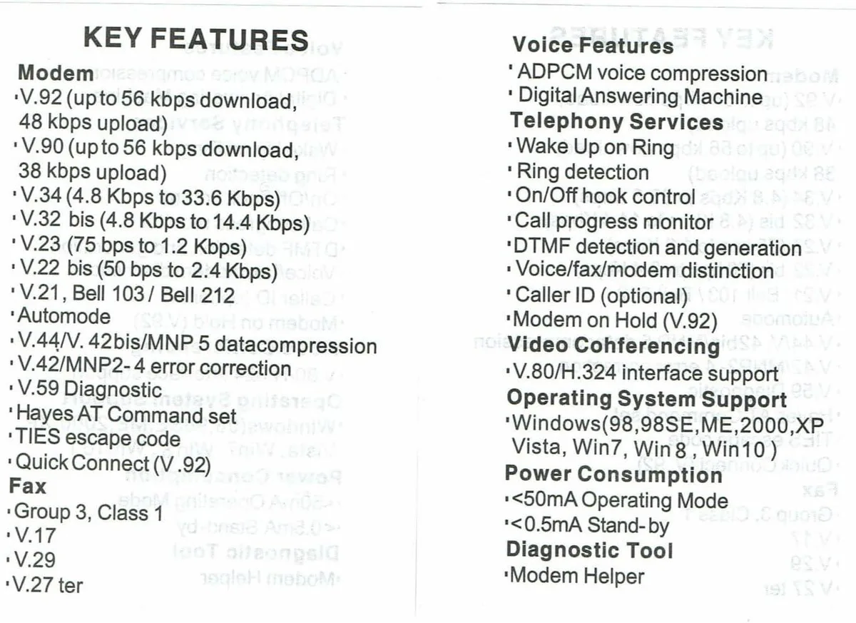PISKEKAT PISKEKAT USB 56K External Dial-Up Fax Data Modem — product photo