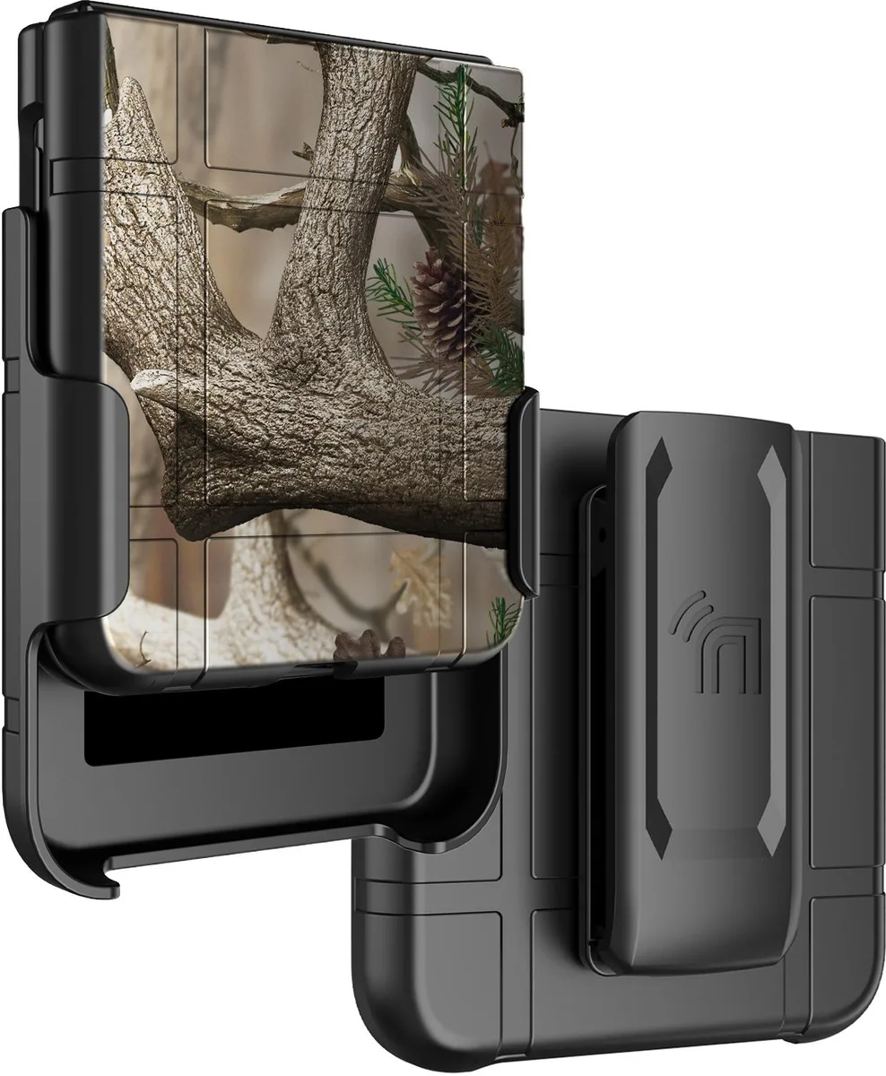 Nakedcellphone Nakedcellphone Hard Case &amp; Belt Clip Holster for Motorola RAZR Ultra 2025/2026 - Bush Camo — product photo