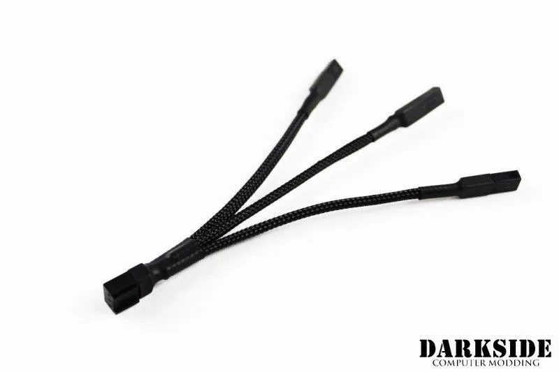 Darkside Computer Modding Darkside Computer Modding DS-0393 3-Way 3-Pin internal power cable — product photo