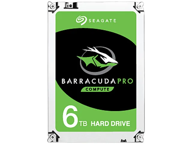 Seagate Seagate BarraCuda Pro ST6000DM004 6TB 7200 RPM 256MB SATA 6.0Gb/s 3.5" internal hard drive — product photo