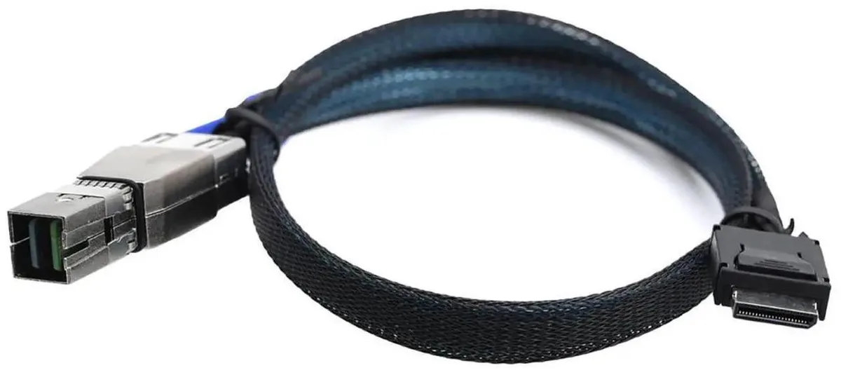 SMUGDESK SMUGDESK OCuLink 4i SFF8611 to SAS HD SFF8644 4i Cable 1M — product photo