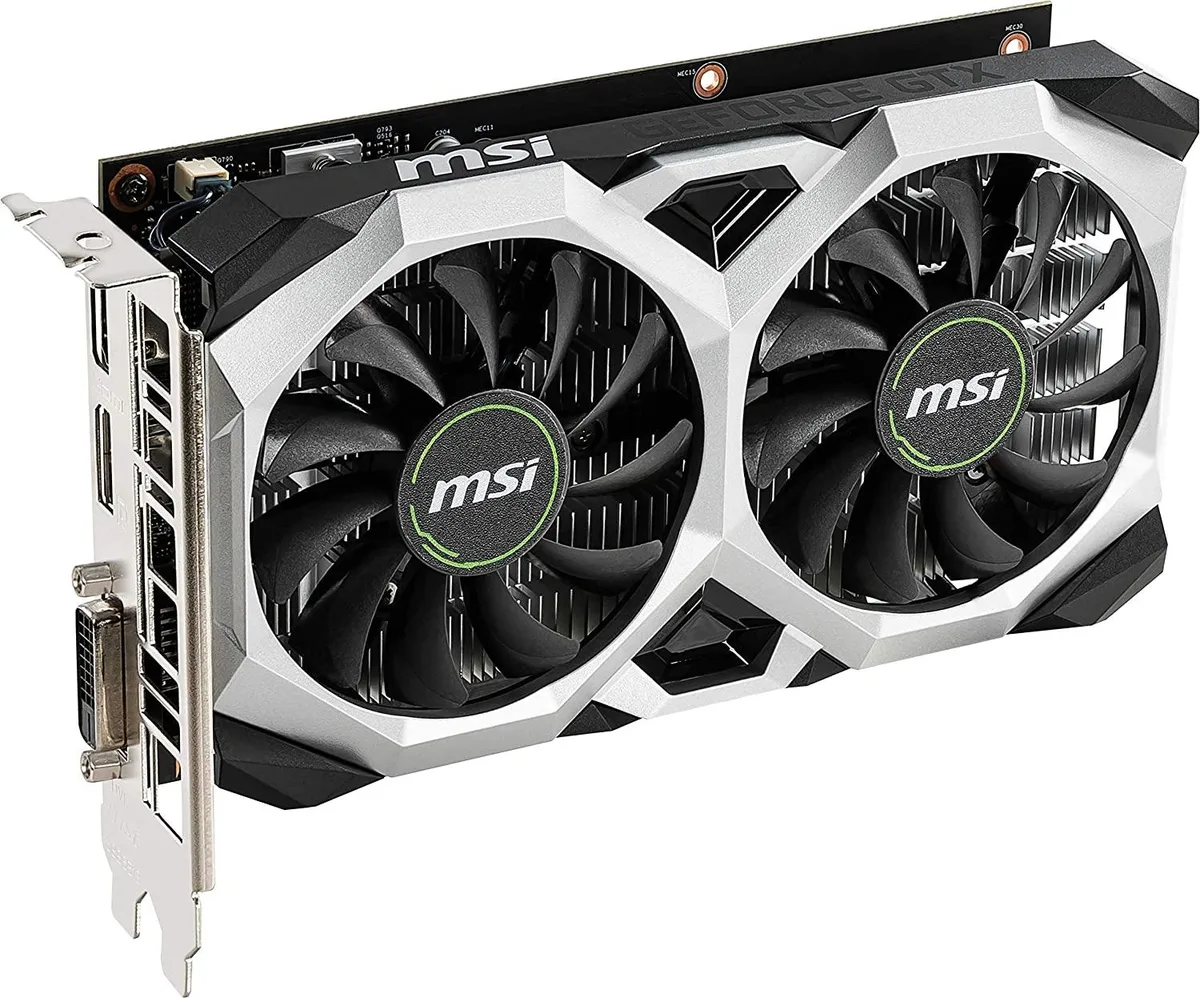 MSI MSI GeForce GTX 1650 Ventus XS 4GB GDDR5 graphics card — product photo