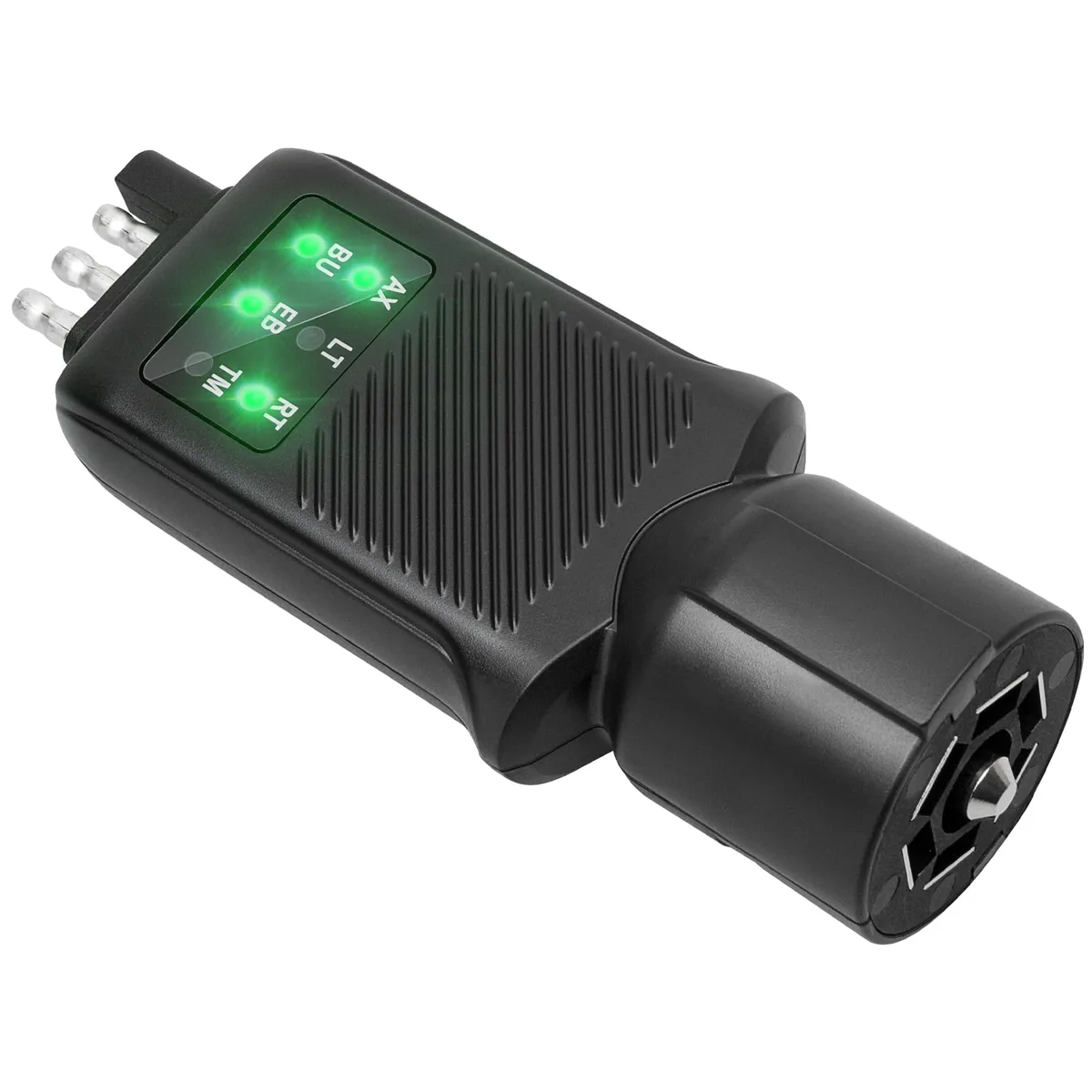Oyviny double-sided LED trailer tester with 7-pin and 4-pin connectors