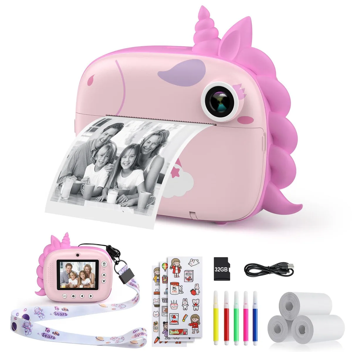 DJI Instant Print KC01 video capturing device 48MP 2.5K 32GB pink — product photo