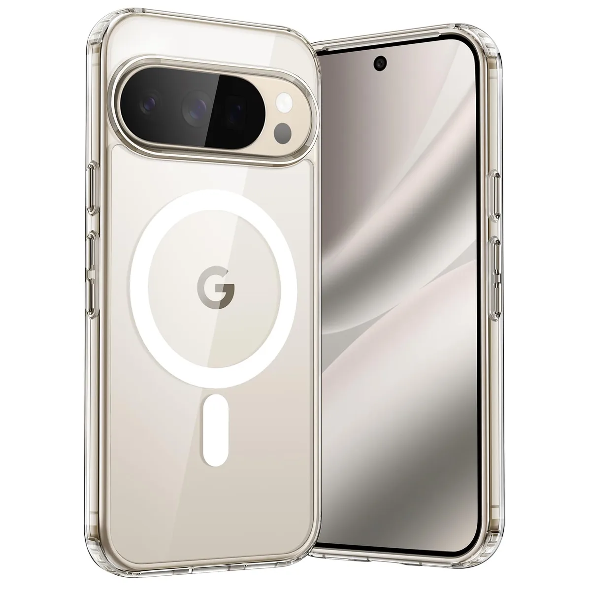 JETech 5822- Magnetic Case for Google Pixel 10/10 Pro Clear — product photo