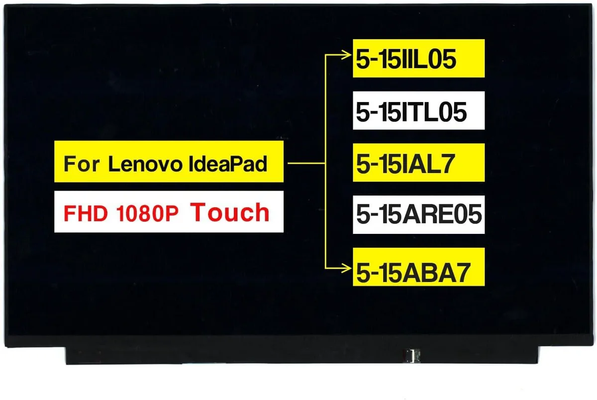 NUOLAISUN NUOLAISUN 15.6" FHD 1920×1080 40-Pin Touch Screen for Lenovo IdeaPad 5 — product photo