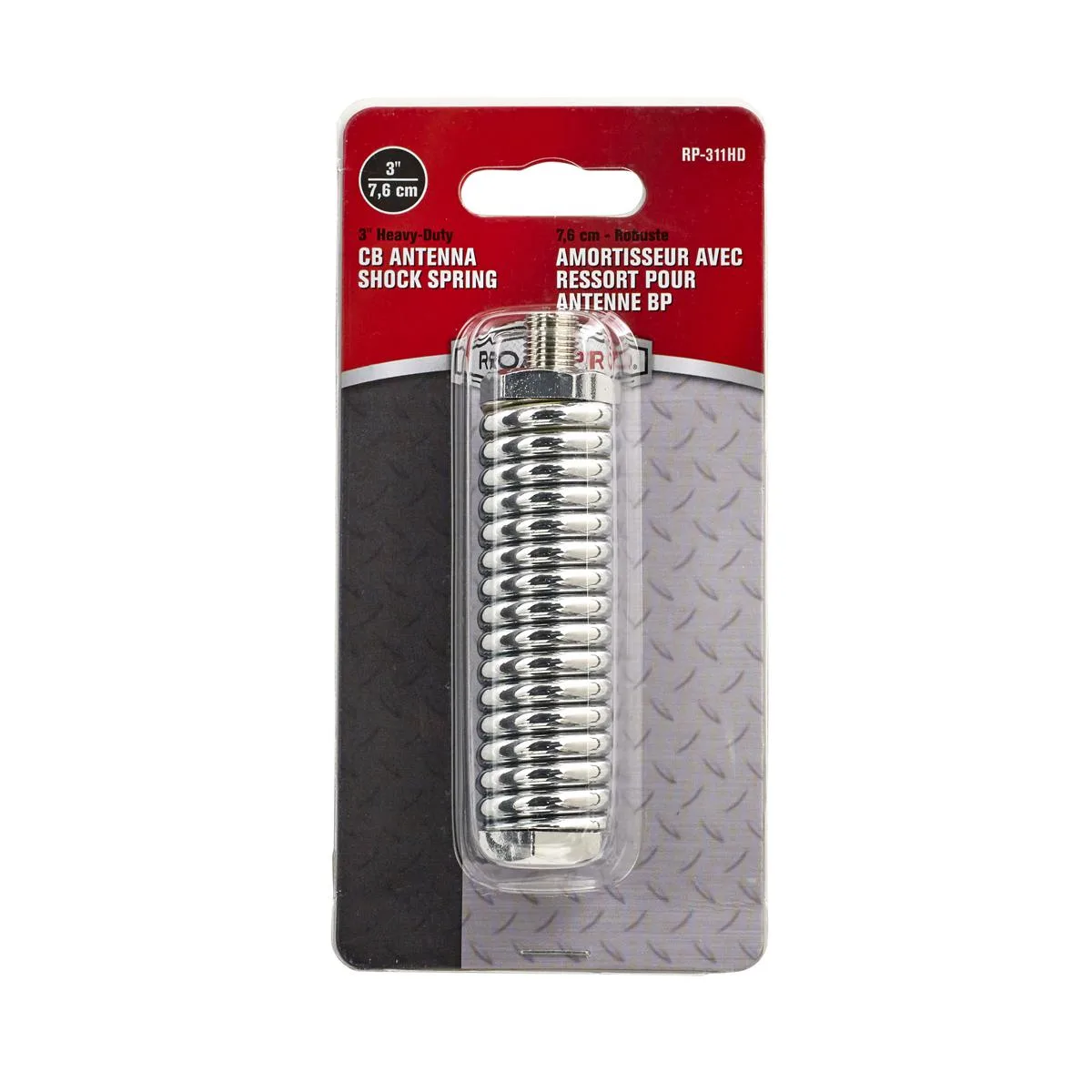 RoadPro RoadPro RP-311HD Heavy-Duty Chrome Antenna Shock Spring Accessories - Wheels — product photo