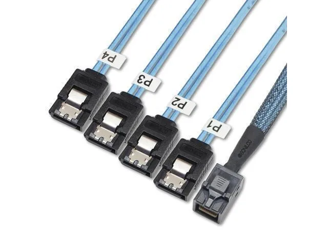 LORDWORLD LORDWORLD SFF-8643 to 4 SATA SAS cable 1 M — product photo