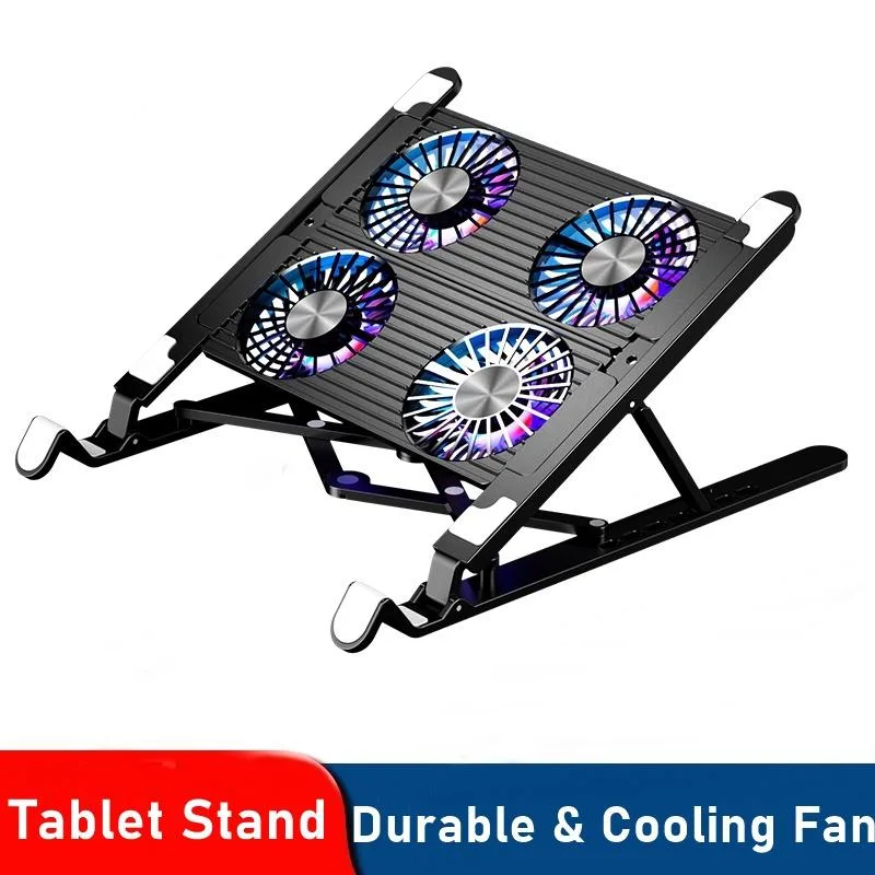 LUOM LUOM TSB01 laptop cooling pad 4 fan MacBook Pro Air HP Lenovo Samsung 11-17.3" black — product photo