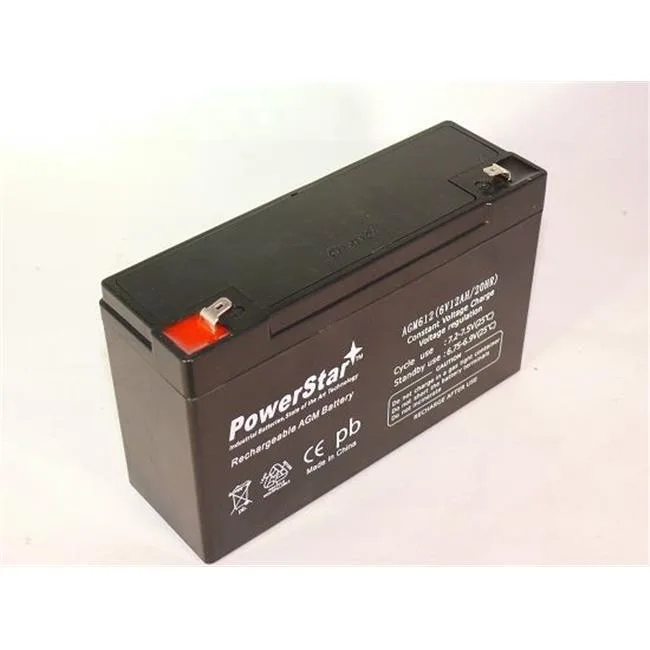 BatteryJack inc. BatteryJack inc. PowerStar Portalac GS PE6V1.2 6V 1.2Ah dry cell battery — product photo