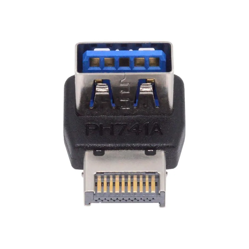 LORDWORLD LORDWORLD USB 3.1 Front Panel Adapter Type-E to Type-A 90 Degree — product photo