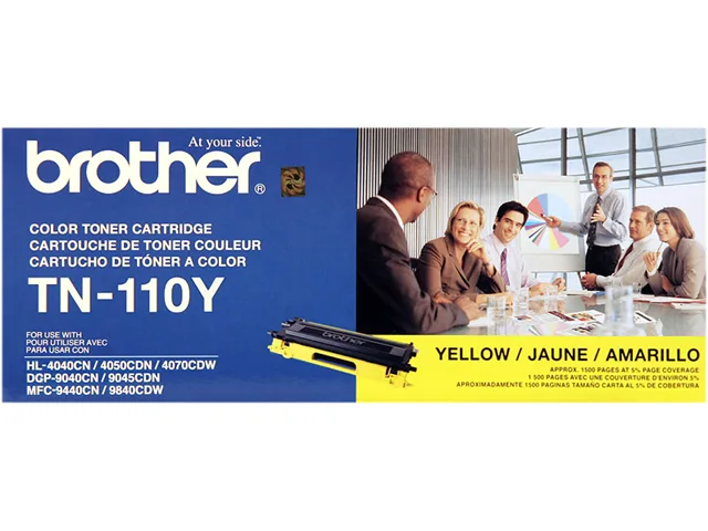 Brother Brother TN110Y Yellow Toner Cartridge 1500 Pages — product photo