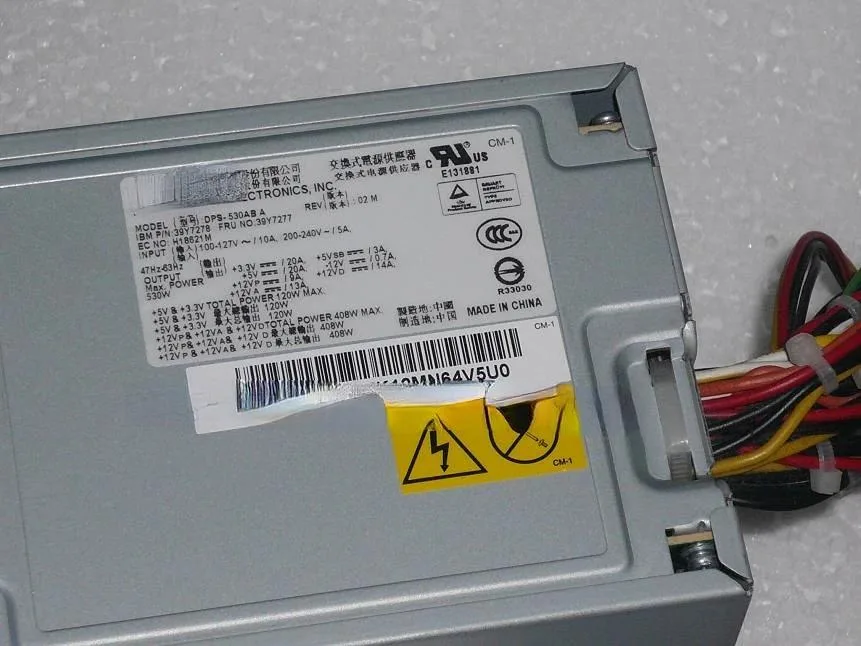 Supersuperuncle Supersuperuncle server power supply 530W for IBM X226 39Y7277 39Y7278 DPS-530AB A — product photo