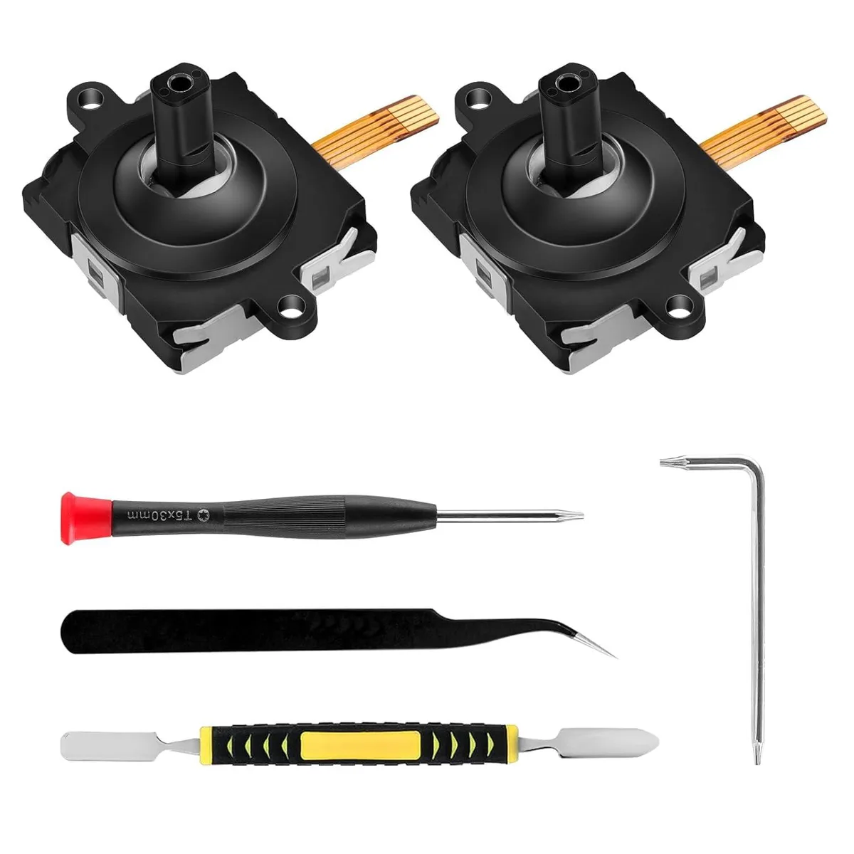 TOMSIN Replacement Joysticks for Oculus Quest 2 Controller Drift Repair Kit — product photo