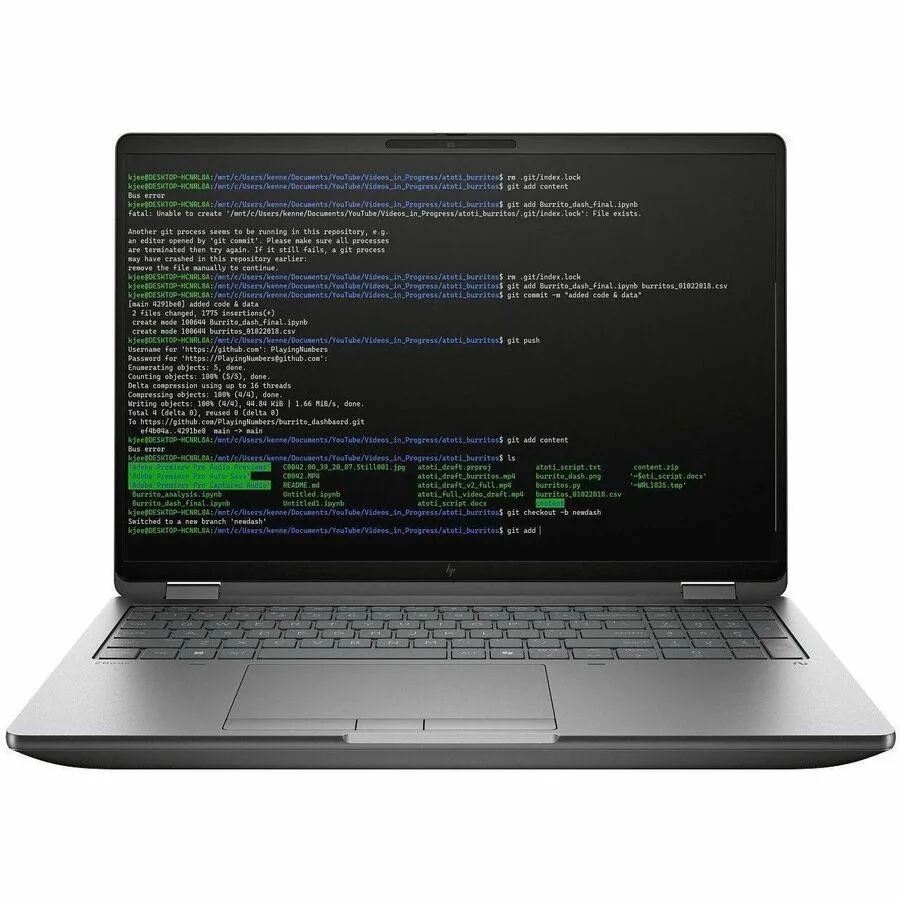 HP HP ZBook Fury G1i C94FDUT#ABA laptop Intel Core Ultra 7 255HX 32GB DDR5 1TB RTX Pro 4000 16GB 16" WQXGA — product photo