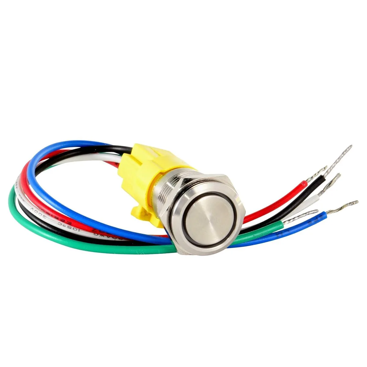 JacobsParts Inc. JacobsParts Inc. LTCH-R3-RED 16mm 12V IP67 Latching Push Button Disconnect Red — product photo