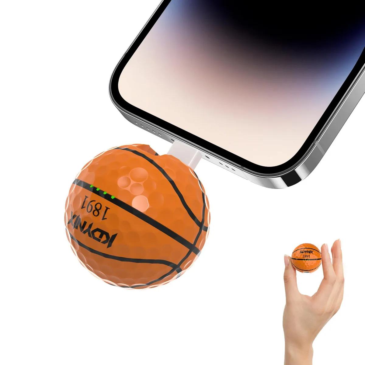 KDYNIX KDYNIX KD25G3 2000 mAh power bank basketball — product photo