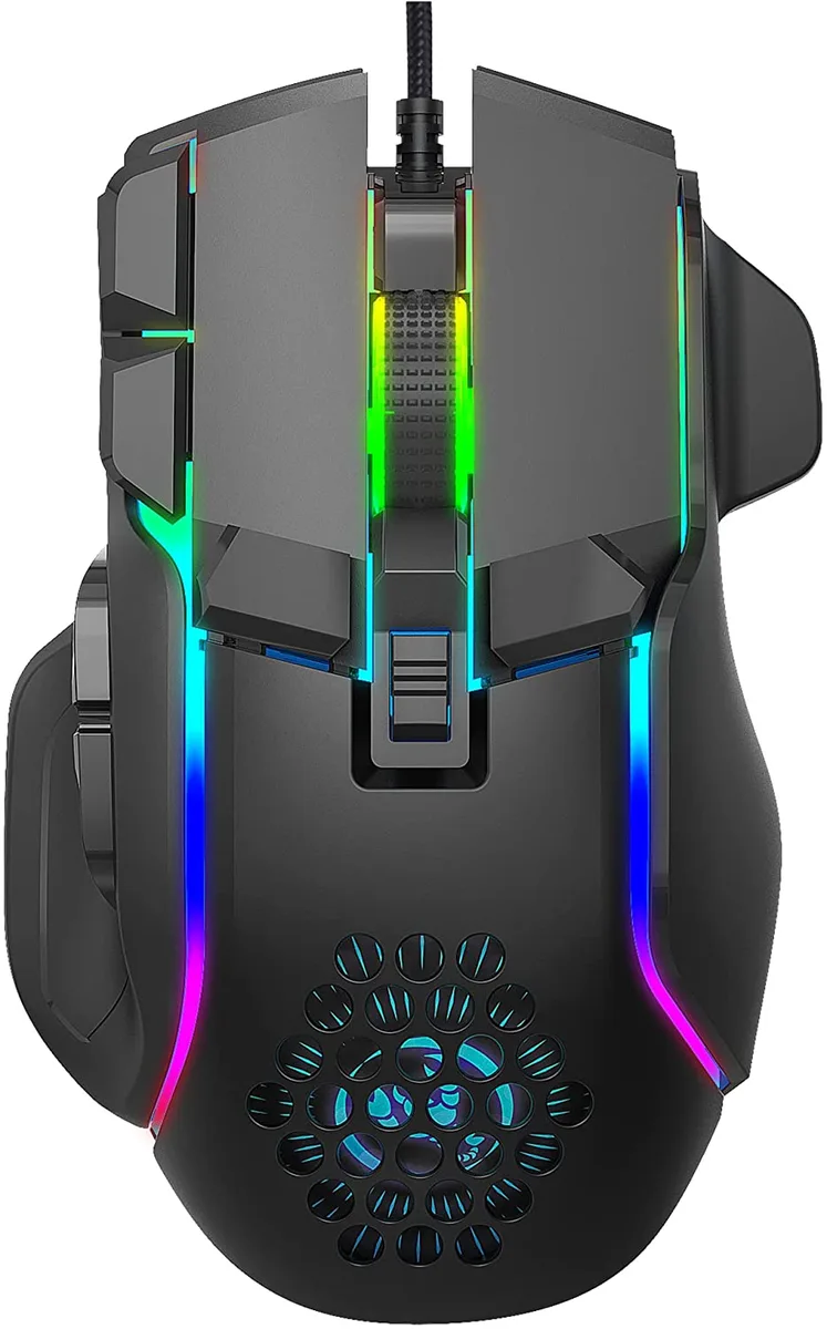 SMA SMA Gaming Mouse Wired 12800 DPI 10 Buttons RGB Black — product photo