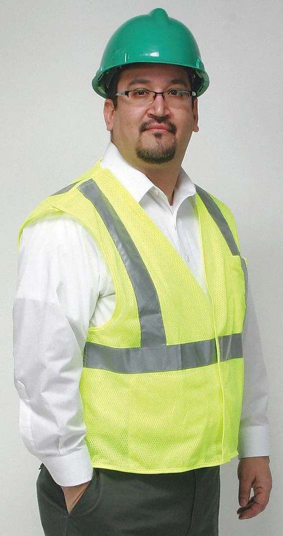 Condor Condor 4CWA2 3XL Flame Resistant Tear Away Vest Lime traffic safety equipment — product photo