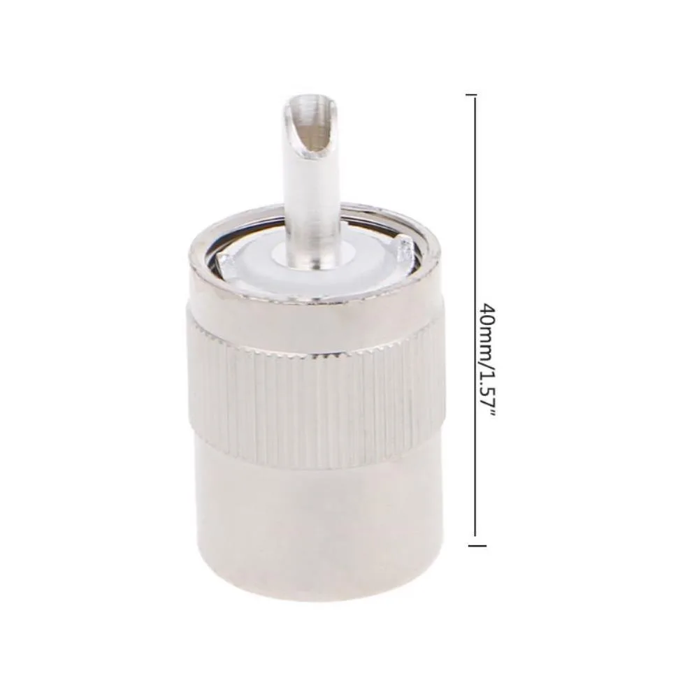 Ruth's sister Ruth's sister UHF Male PL259 Connector Silver 40mm 50Ohm — product photo