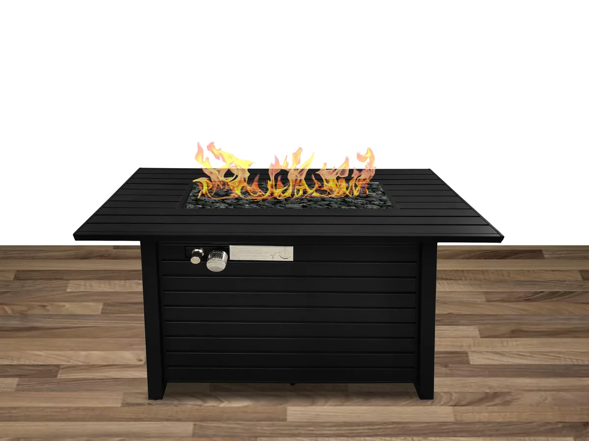tuphen tuphen Steel Propane/Natural Gas Fire Pit Table 35" 50000 BTU Black — product photo