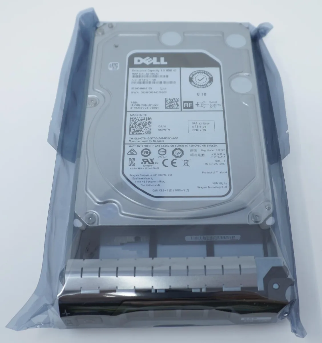 DELL DELL ST8000NM0185 8TB 7.2K RPM 12Gb/s 3.5" SAS internal hard drive — product photo