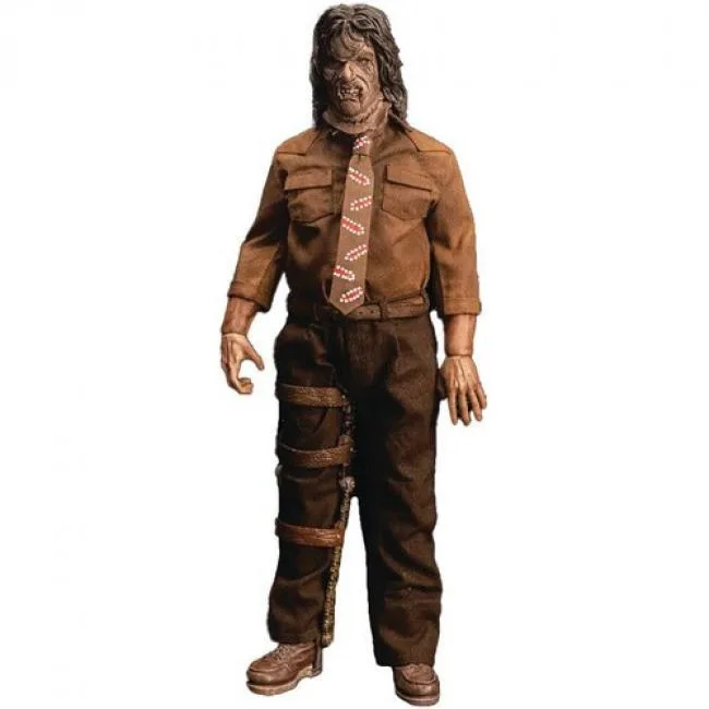 1/6 scale Leatherface figure 13 inches tall with chainsaw and accessories