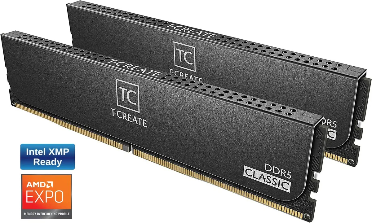 Team Group Team Group CTCCD532G5600HC46DC01 32GB (2 x 16GB) DDR5 5600 CL46 desktop RAM — product photo