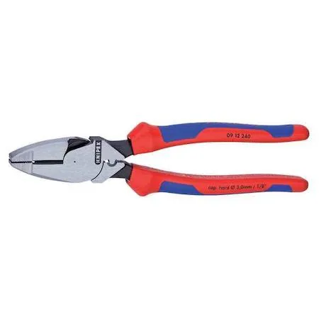 Knipex lineman's pliers 9 1/2 inch steel chrome vanadium articulated joint
