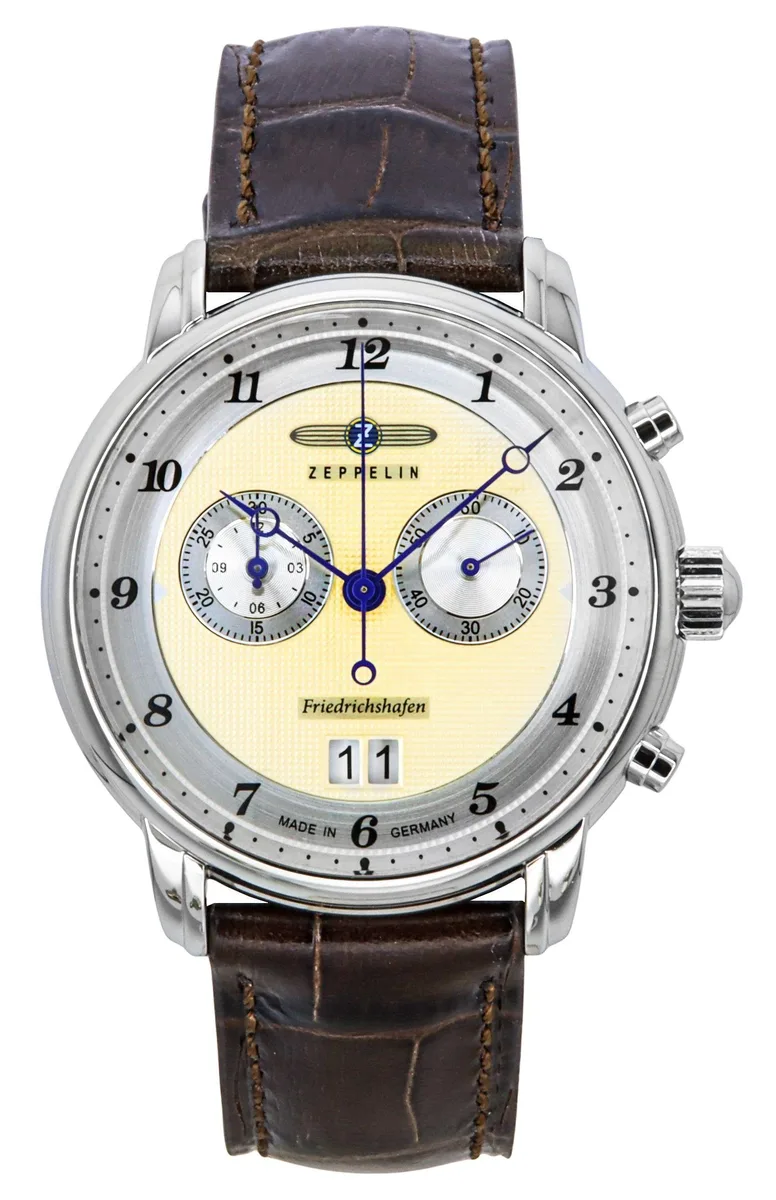 Graf Zeppelin Graf Zeppelin Friedrichshafen Chronograph Gold Dial 85845 watch — product photo