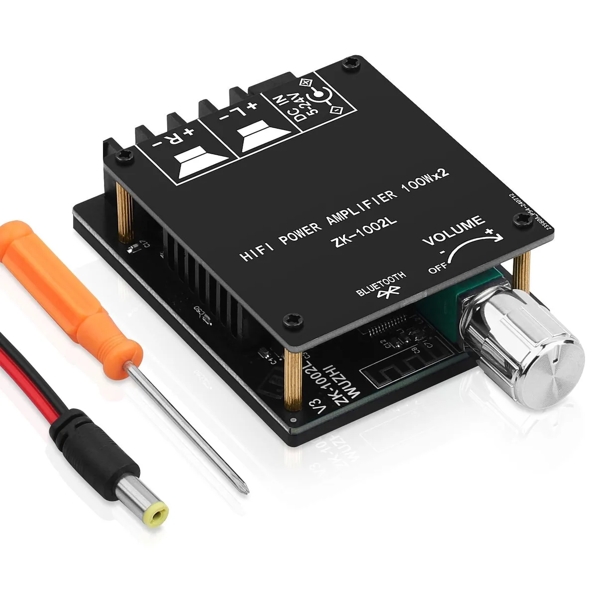  ARRAROWN ZK-1002L 200W live sound amplifier Bluetooth 5.0 AUX 2.0 channel DC 5-24V — product photo