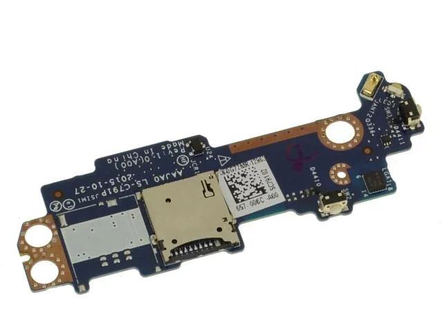 DELL DELL Latitude 5175 5179 Daughter Board SD Power Button G72MR — product photo