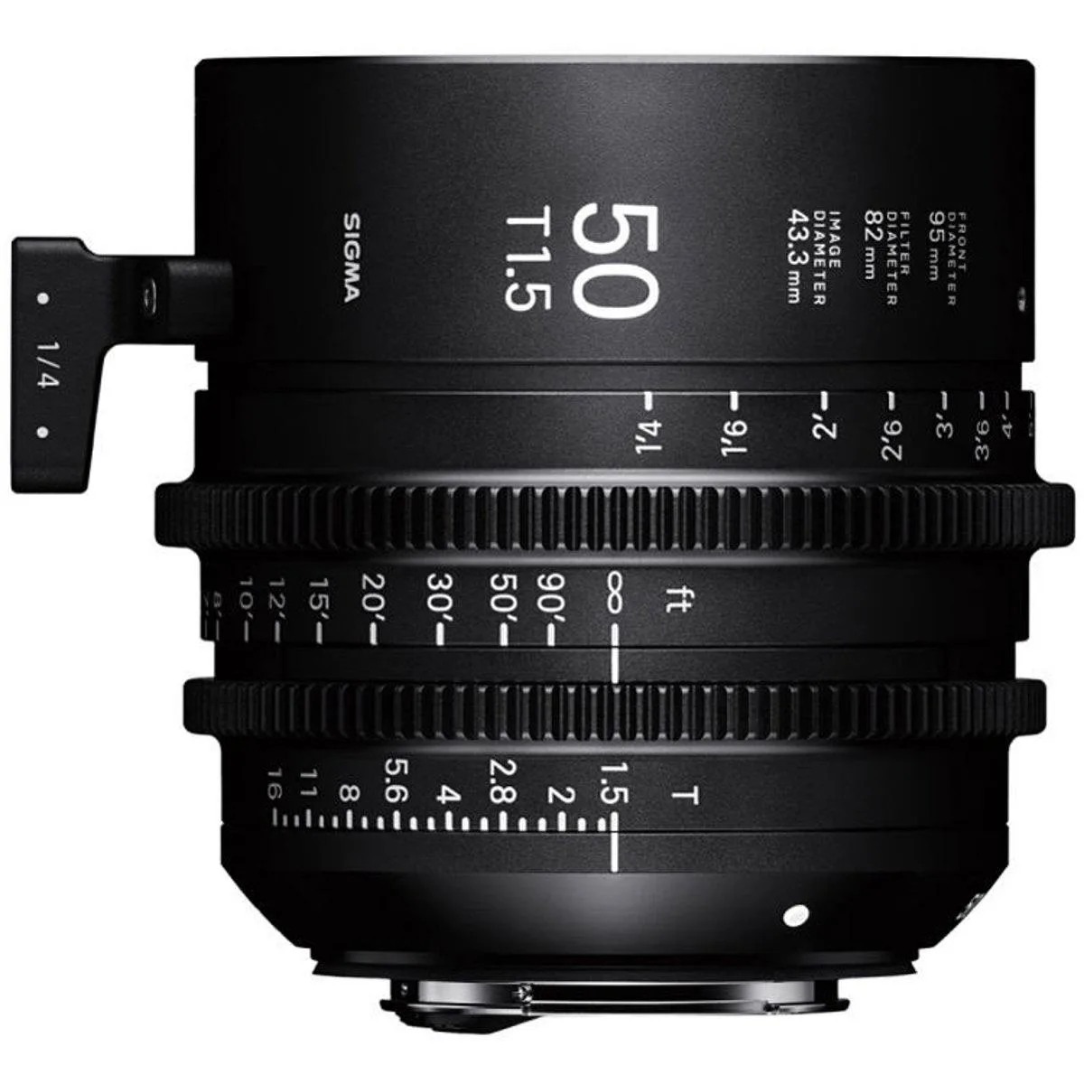 SIGMA SIGMA 50mm T1.5 FF Cine Lens Canon EF Feet — product photo