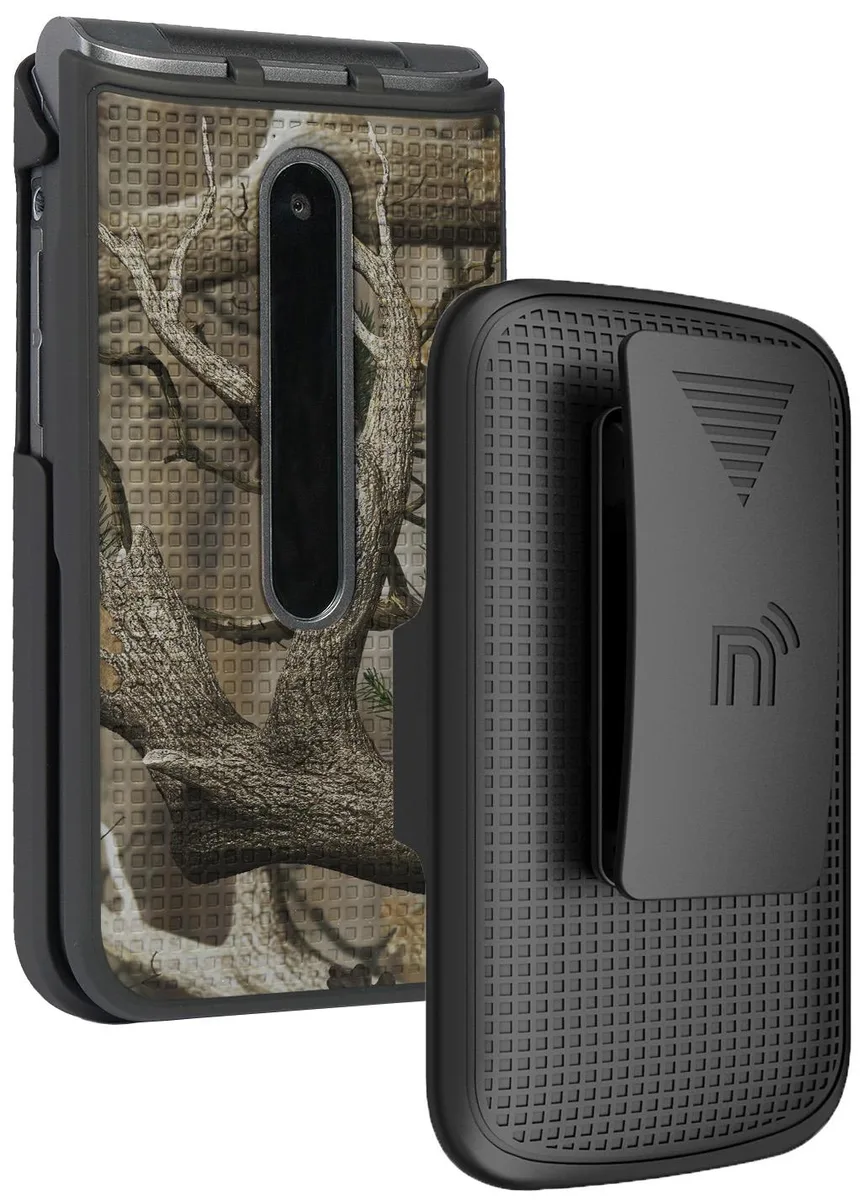 Nakedcellphone Nakedcellphone Grid Case + Belt Clip Holster Combo Camo L125DL — product photo