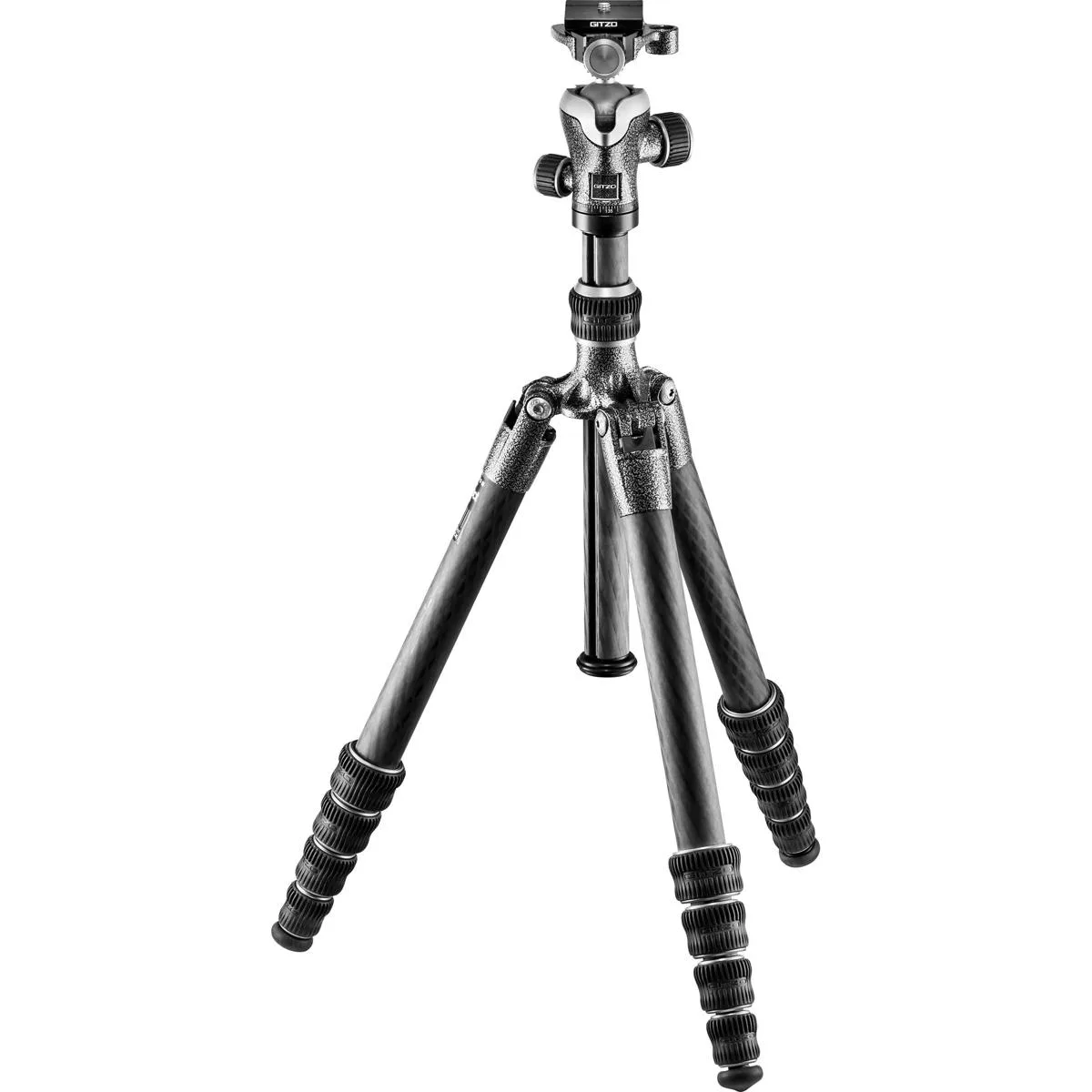 GITZO Gitzo GT1555T Traveler 5-section carbon tripod with GH1382TQD head — product photo