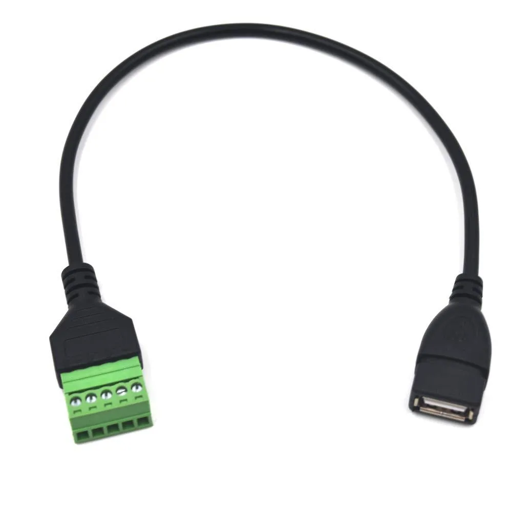 BUCIER BUCIER 12 Inch USB 2.0 5 Pin Female Terminal Block Cable — product photo